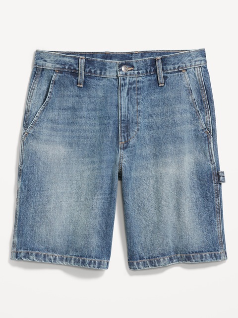 Baggy Tech Carpenter Jean Shorts-- 10-inch inseam