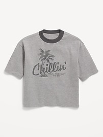 Image number 2 showing, Short-Sleeve Boxy Graphic T-Shirt for Boys
