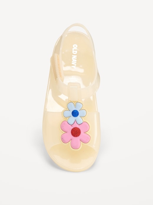 Image number 2 showing, Jelly T-Strap Sandals for Toddler Girls