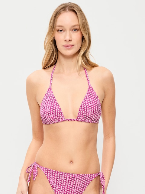Triangle String Bikini Swim Top