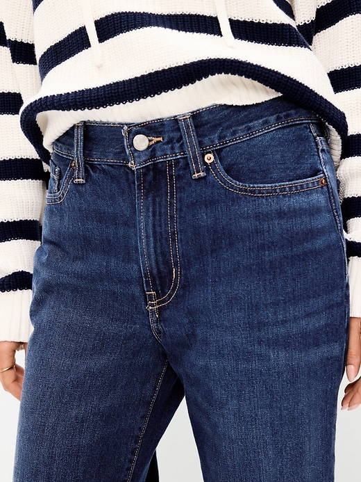 Image number 4 showing, High-Waisted OG Loose Rigid Jeans