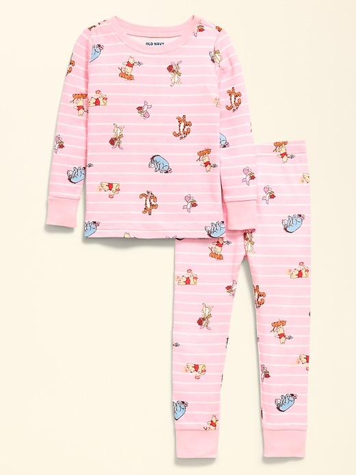 Image number 1 showing, Old Navy x Disney Winnie the Pooh Unisex Snug-Fit Pajama Set for Toddler & Baby
