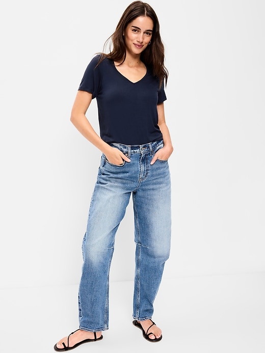 Image number 3 showing, Luxe V-Neck T-Shirt