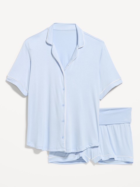 Maternity Classic Pajama Short Set