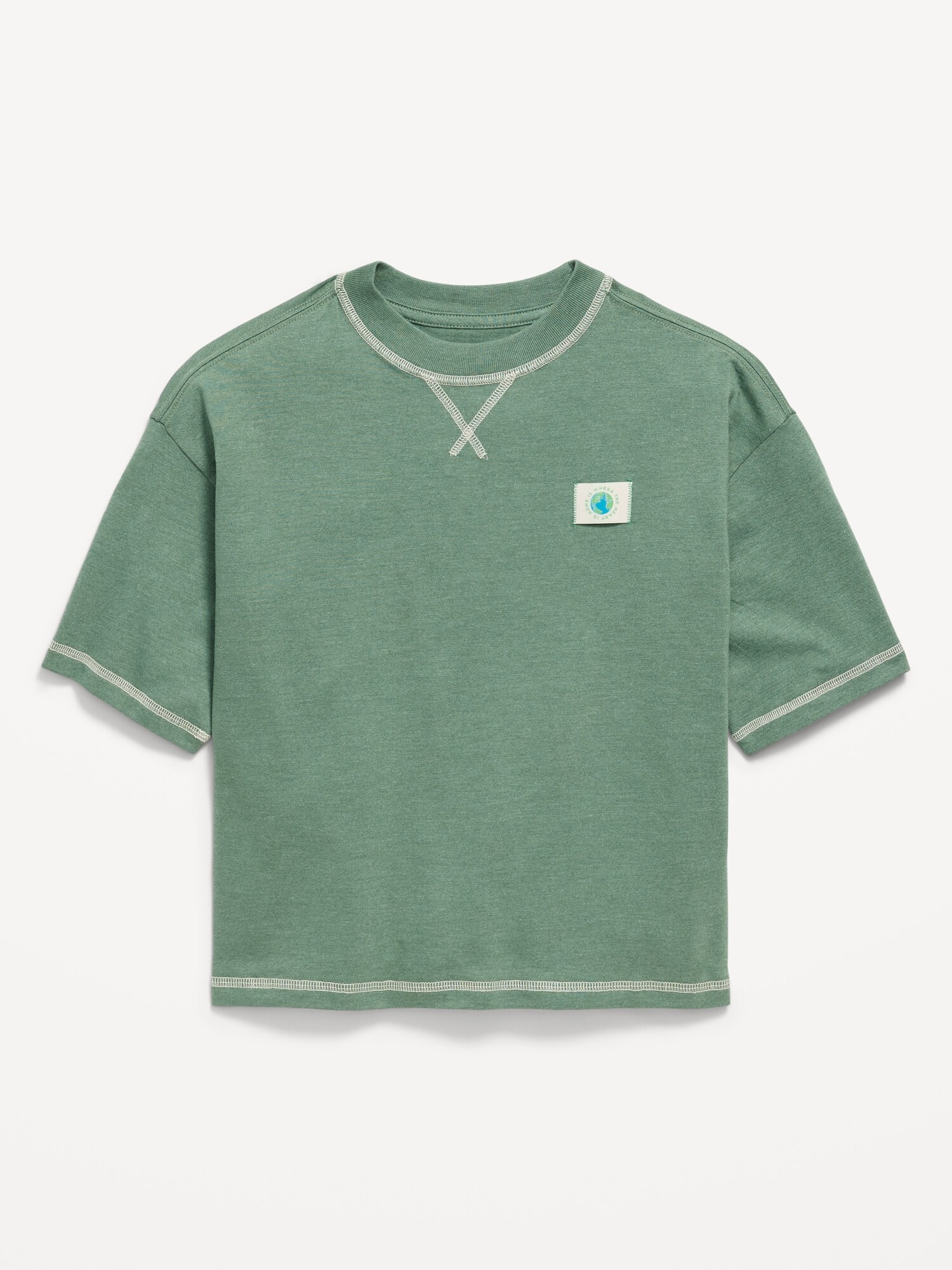 Oversized Boxy Short-Sleeve T-Shirt for Boys