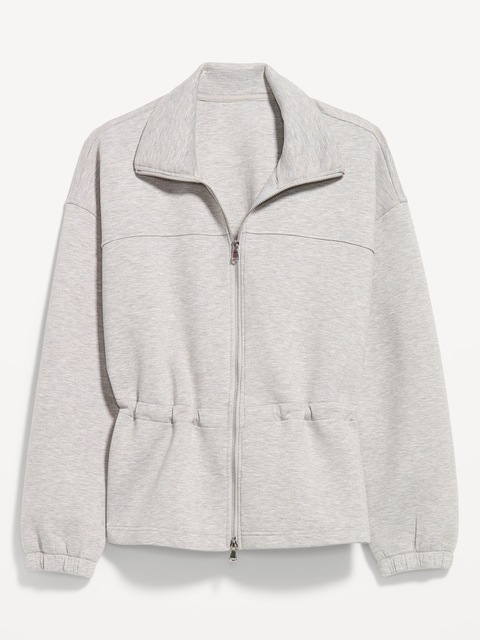 Bounce Fleece Full-Zip Cinched Sweatshirt