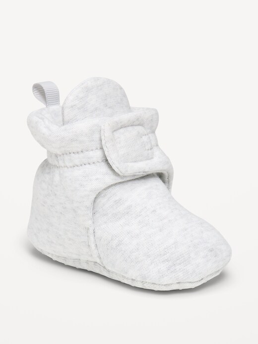 Image number 1 showing, Jersey-Knit Booties for Baby