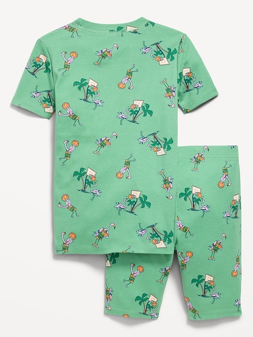 L'image numéro 2 présente Pyjama ajusté à imprimé unisexe pour enfant