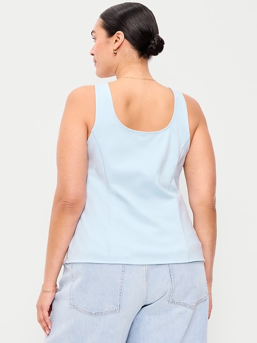 Image number 8 showing, Sleeveless Button-Down Top