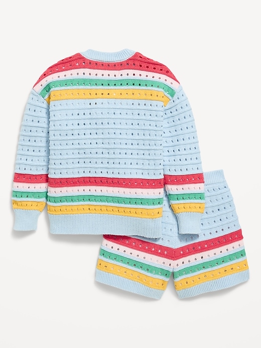 L'image numéro 2 présente Ensemble chandail droit et short pour toute-petite