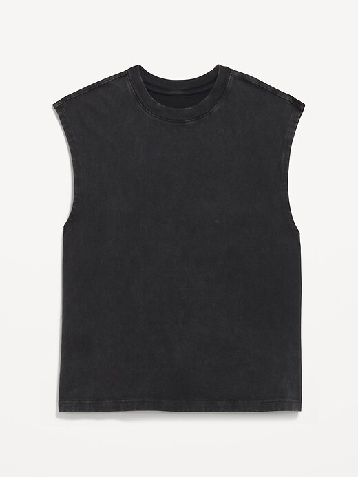 Image number 1 showing, Heavyweight Cropped Boxy Muscle Tank