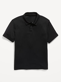 Image number 4 showing, Short-Sleeve Textured Mesh Polo Shirt for Boys