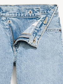 Image number 5 showing, Baggy Crossover Jean Shorts for Girls