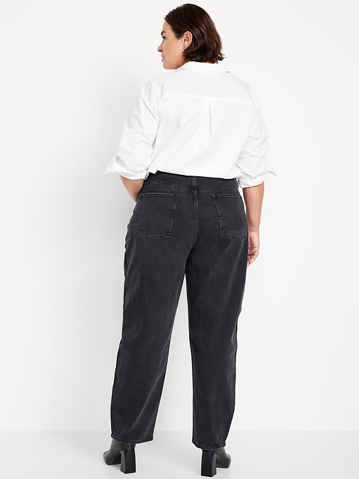 Image number 7 showing, High-Waisted Barrel Jeans