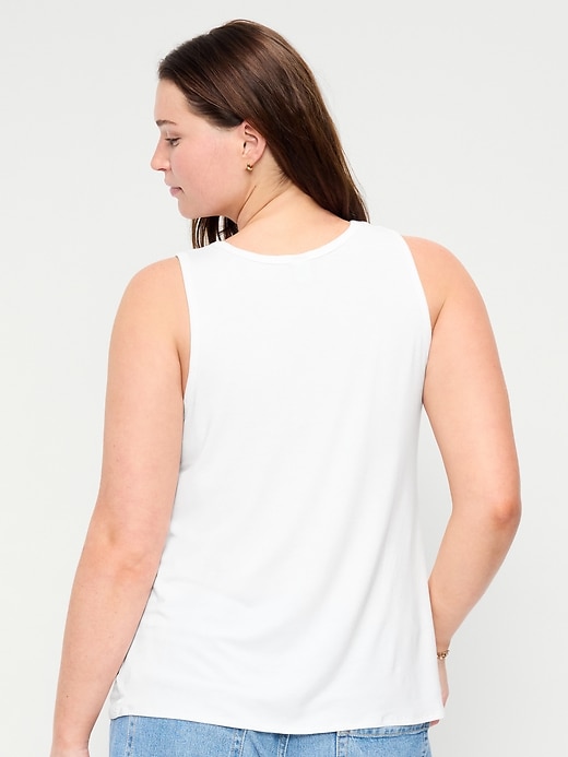 L'image numéro 4 présente Haut luxueux sans manches