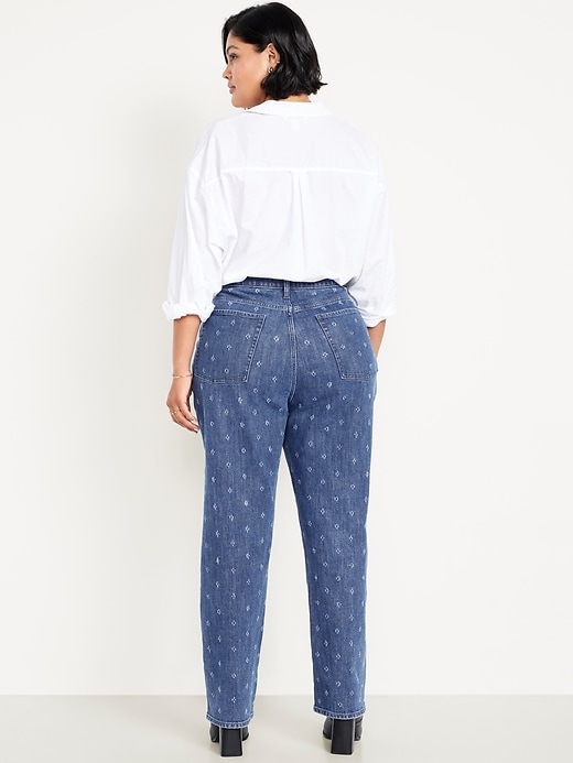 Image number 7 showing, Curvy Extra High-Waisted Straight Jeans