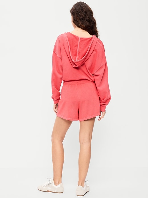 Image number 3 showing, Extra High-Waisted Sweat Shorts -- 5-inch inseam