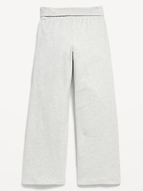 Image number 2 showing, Foldover Jersey Knit Wide-Leg Pants for Girls