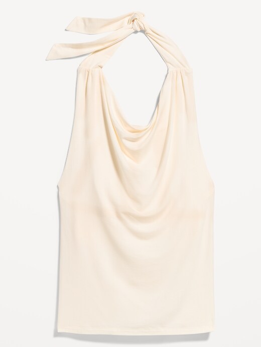 Image number 4 showing, Cowl-Neck Halter Top