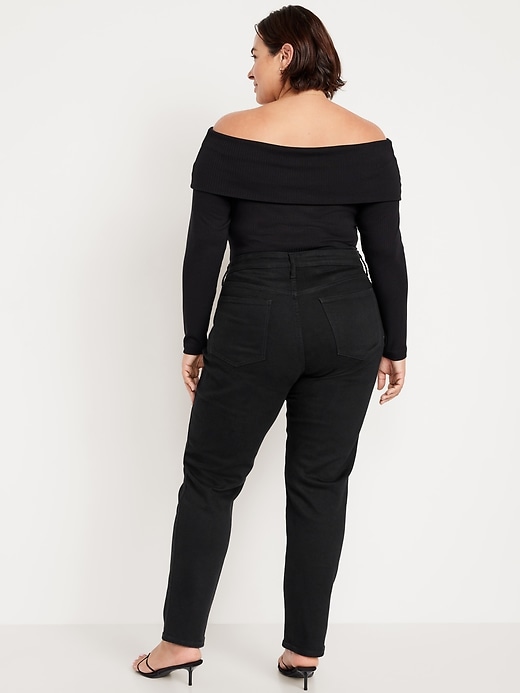Image number 9 showing, High-Waisted Slim Jeans