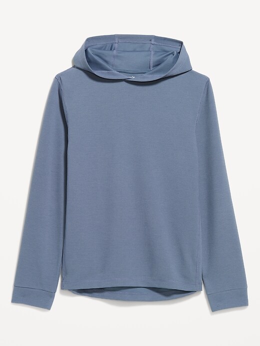 L'image numéro 4 présente Chandail à capuchon en tissu gaufré PureDétente