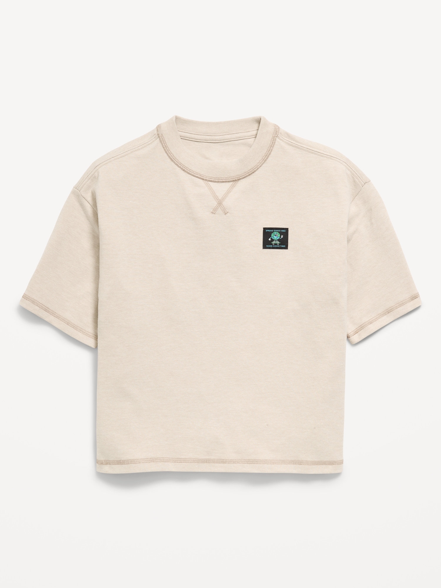 Oversized Boxy Short-Sleeve T-Shirt for Boys