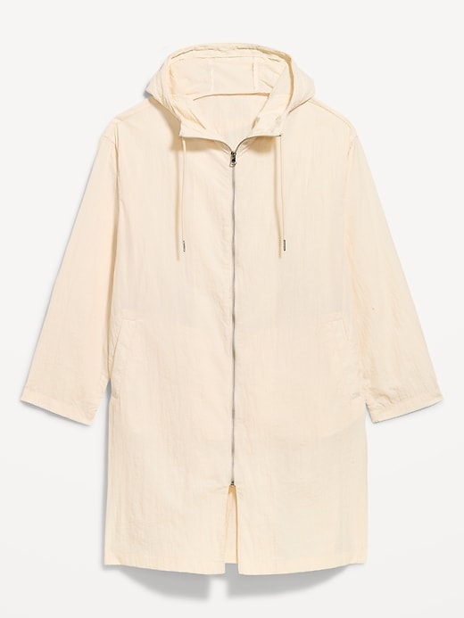 L'image numéro 1 présente Trench ample à capuchon