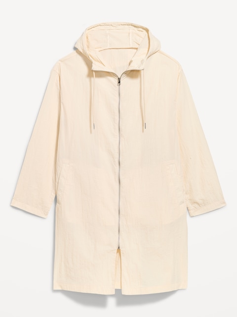 TRENCH AMPLE À CAPUCHON