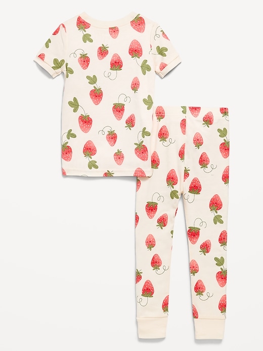 Image number 2 showing, Snug-Fit Printed Pajama Set for Toddler & Baby