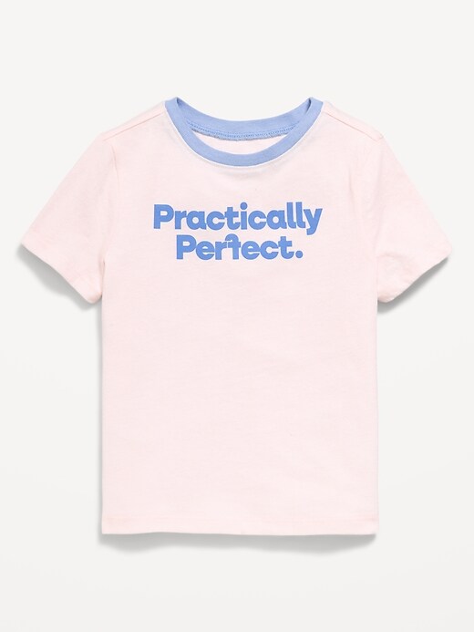 Image number 1 showing, Short-Sleeve Graphic T-Shirt for Toddler Girls