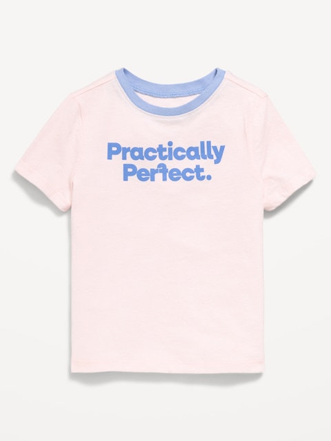 T-SHIRT À IMPRIMÉ À MANCHES COURTES POUR TOUTE-PETITE