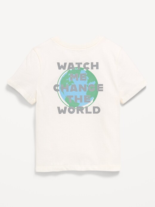 Image number 2 showing, Short-Sleeve Unisex Graphic T-Shirt for Toddler
