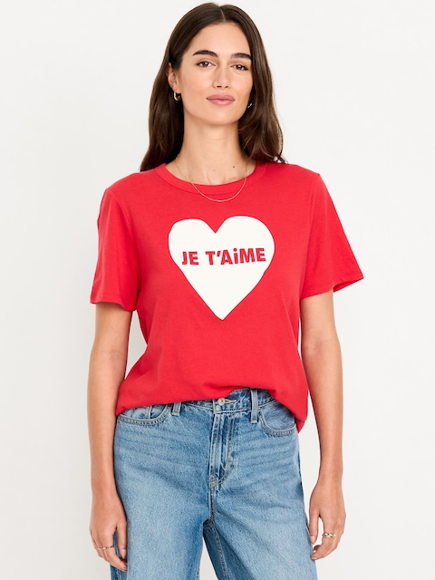 EveryWear Crew-Neck Graphic T-Shirt