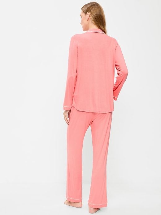 Image number 2 showing, Sunday Sleep Knit Jersey Pant Set