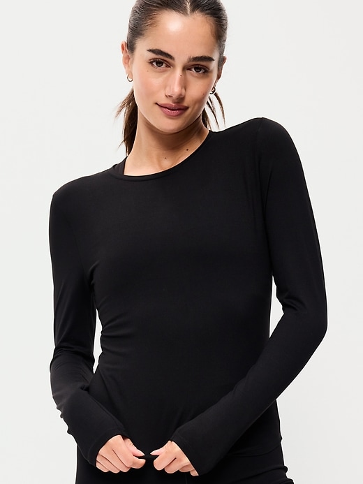 Image number 4 showing, StudioSmooth Short-Sleeve Base Layer Top