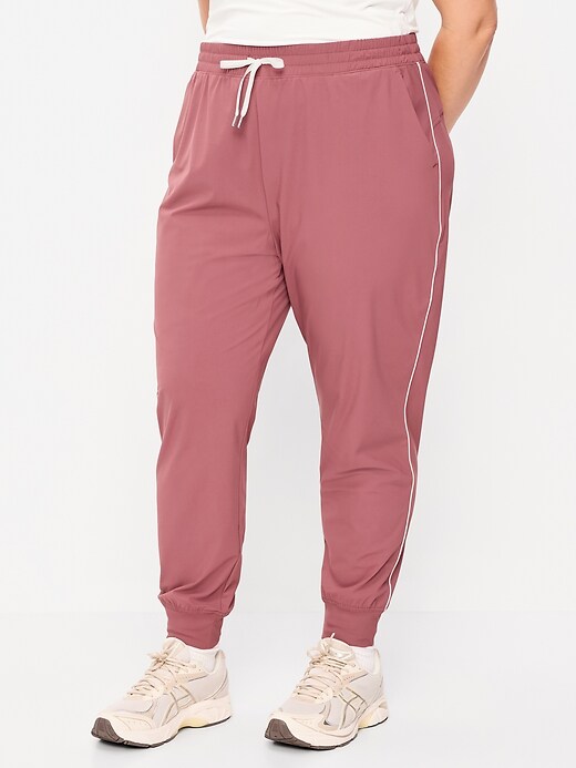 Image number 2 showing, High-Waisted Side-Striped SleekTech Jogger