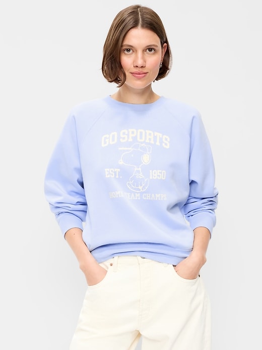 Image number 1 showing, Peanuts™ Oversized Raglan T-Shirt