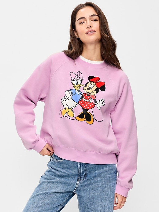 Image number 1 showing, Old Navy x Disney SoComfy Oversized Graphic Sweatshirt for Women