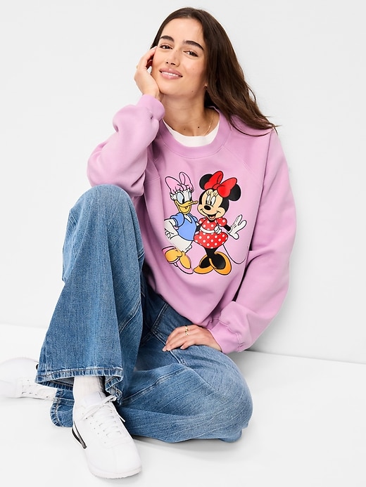 Image number 3 showing, Old Navy x Disney SoComfy Oversized Graphic Sweatshirt for Women