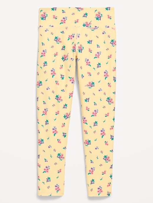 Image number 5 showing, High-Waisted PowerSoft 7/8-Length Leggings for Girls