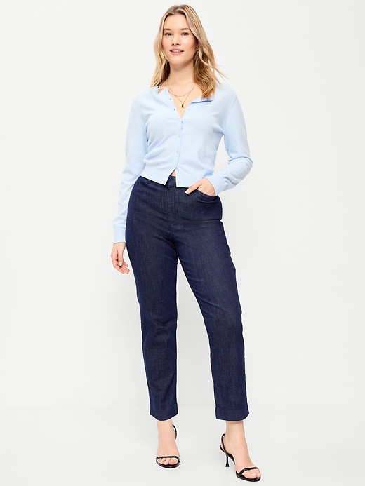 L'image numéro 5 présente Pantalon Pixie droit à taille haute