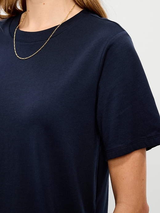 Image number 4 showing, Vintage Crew-Neck Mini T-Shirt Dress