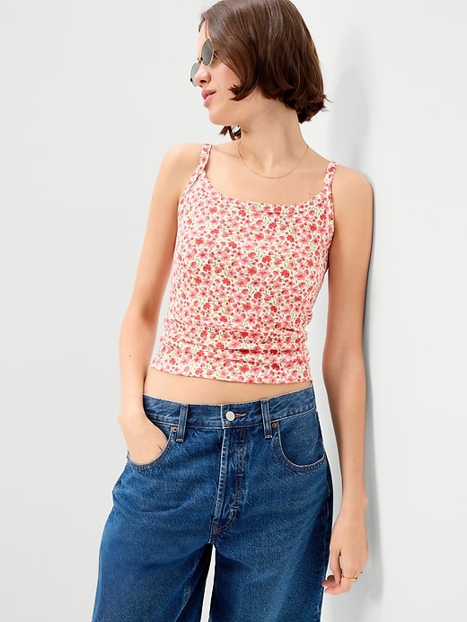 Image number 3 showing, Pointelle Cami Tank Top