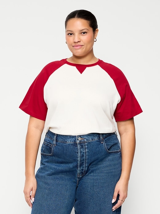 Image number 7 showing, Vintage Crew-Neck Raglan T-Shirt