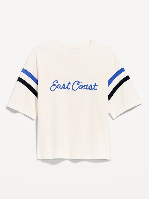 Image number 5 showing, Short-Sleeve Loose Crew-Neck T-Shirt