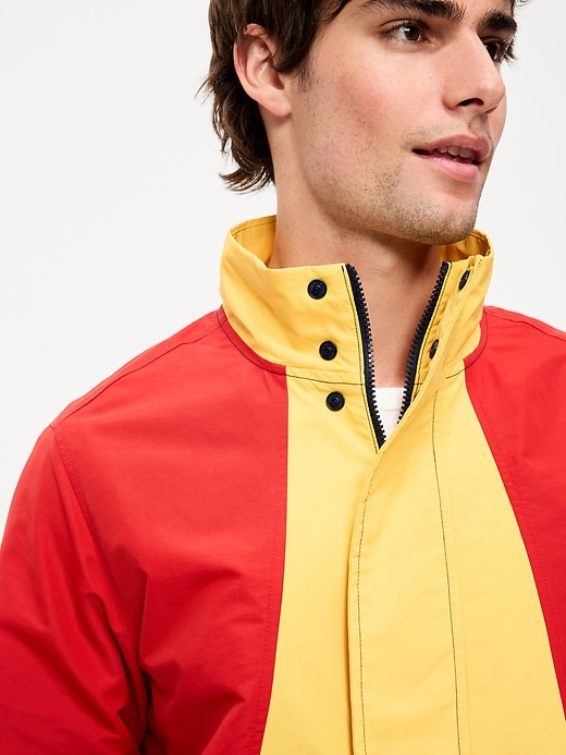 Image number 4 showing, Water-Resistant Relaxed Color-Block Jacket