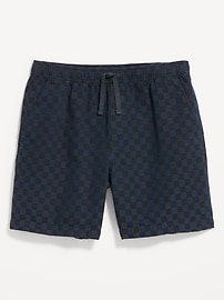 Image number 1 showing, Textured-Knit Jogger Shorts -- 7-inch inseam