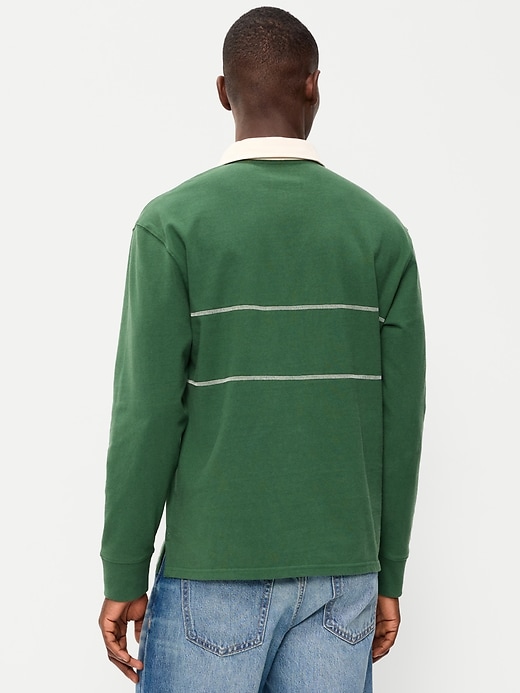 Image number 2 showing, Color-Block Rugby Polo