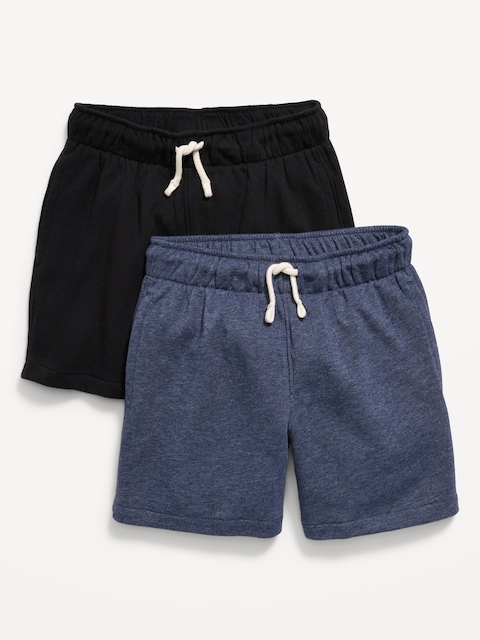Below Knee Fleece Jogger Shorts 2-Pack for Boys