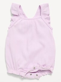 Image number 4 showing, Sleeveless Ruffle-Trim Romper for Baby